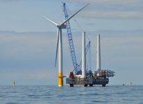 Foto's offshore windpark